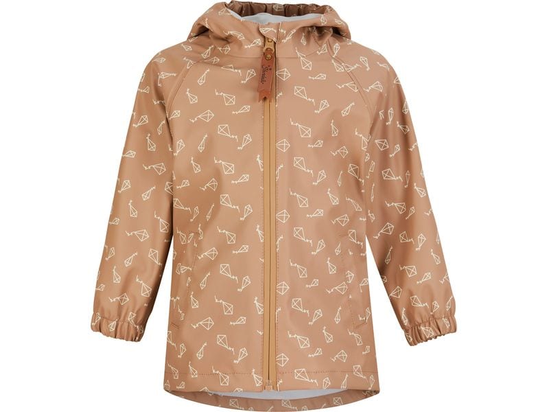 Sterntaler Regenjacke ungefüttert Drachen Lehmbraun Gr. 110 Wasserabweisende Jacke für Kinder