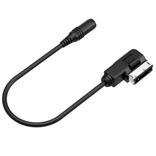 (35cm) Auto KFZ AMI MMI auf 3.5mm AUX (W) Musik Adapter Kabel Interface Konverter für Mercedes-Benz