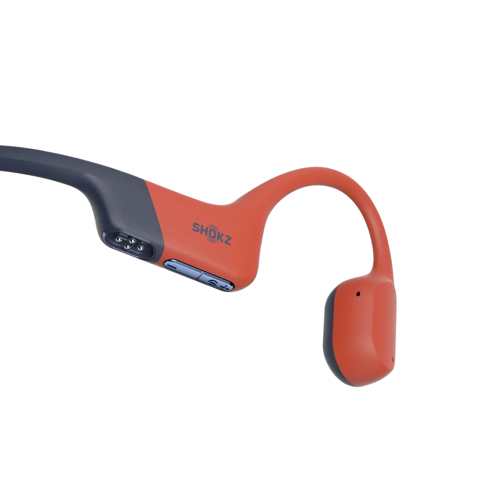 OpenSwim Pro Bluetooth 5.0 Sport Kopfhörer Headset Open-Ear Knochenschall Bone Conduction (414-588-5006) - Rot