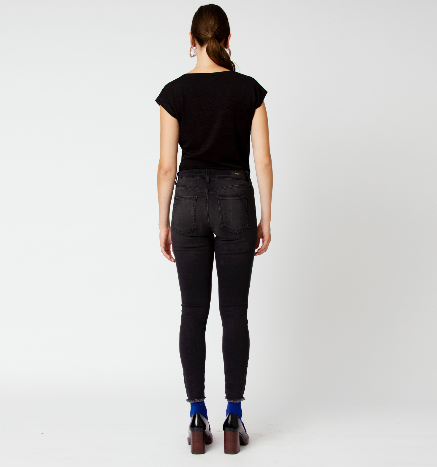 Skinny fit jeans zwart L32