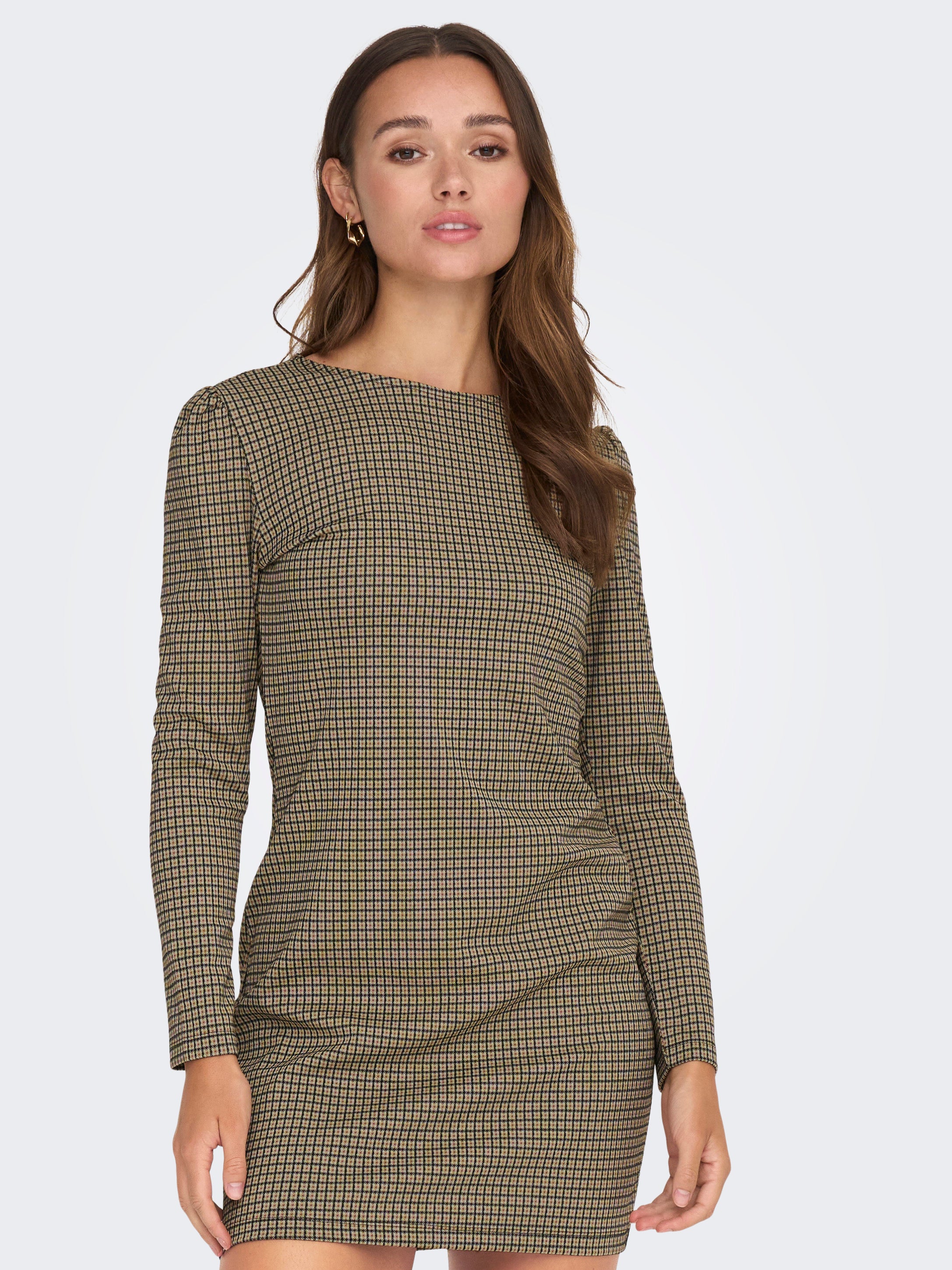 JDYGEGGO Kurzes Kleid Sandshell