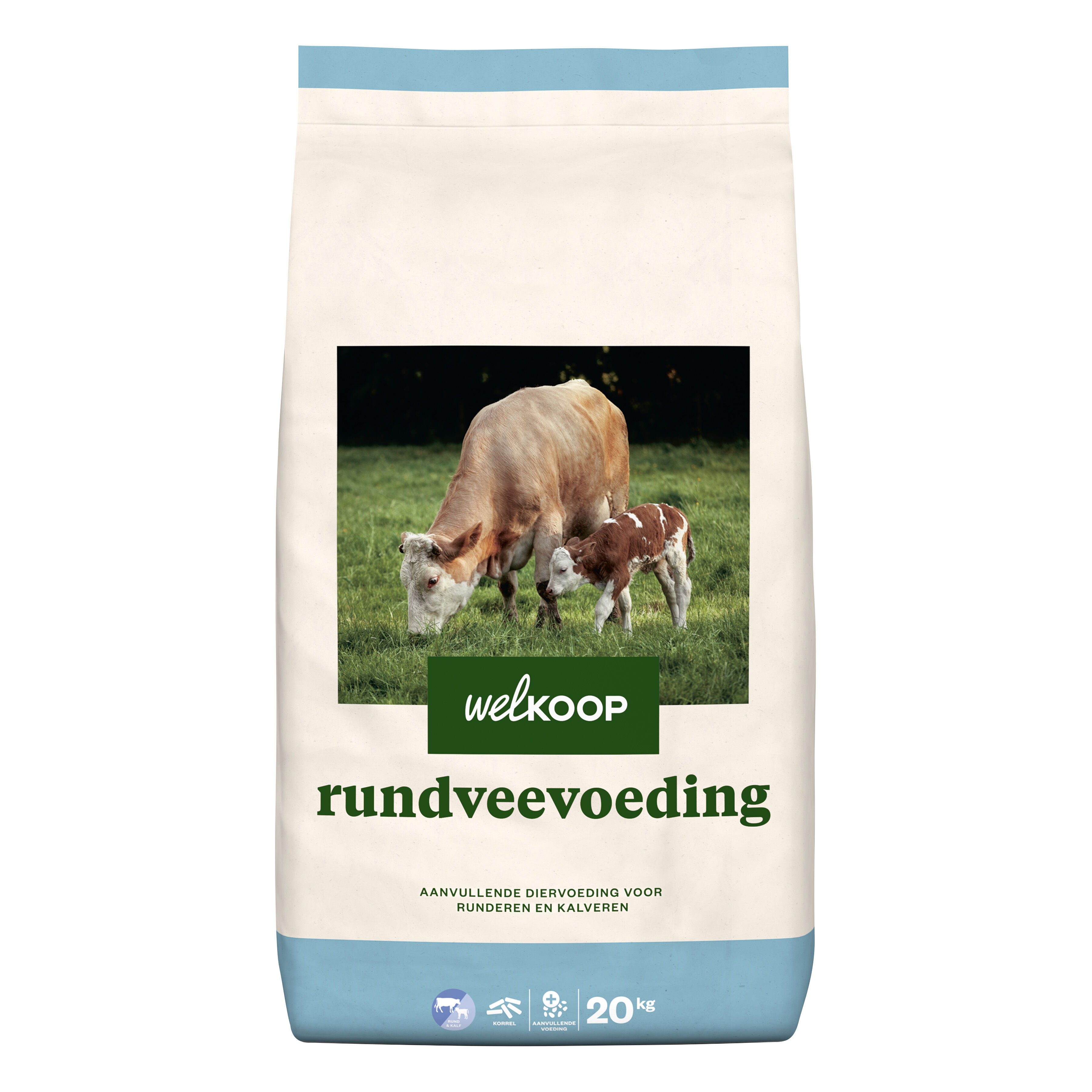 Welkoop Kalverenkorrel  - Rundveevoer - 20 Kilogram