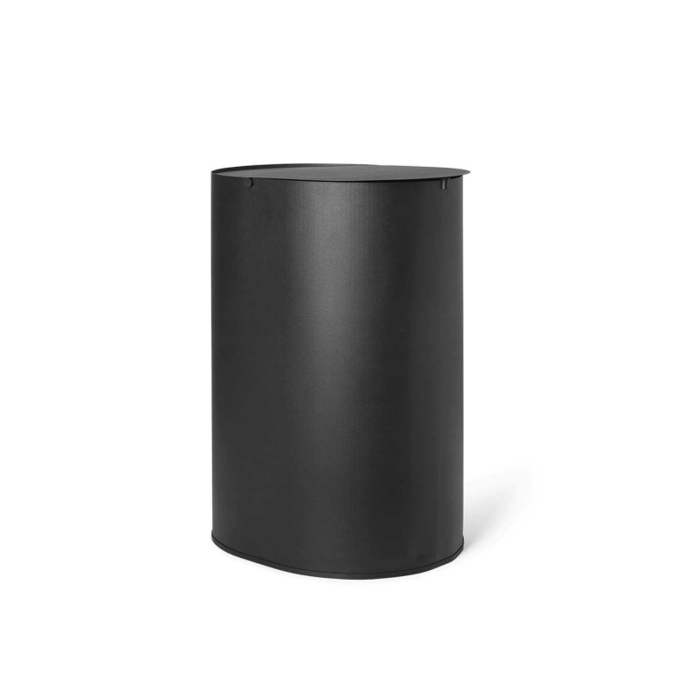 Ferm Living Enkel prullenbak large Black