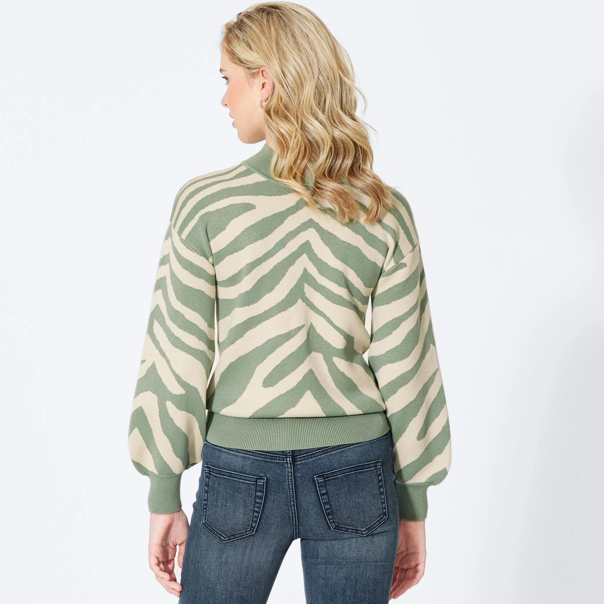 Damen-Pullover mit Jacquard-Muster
