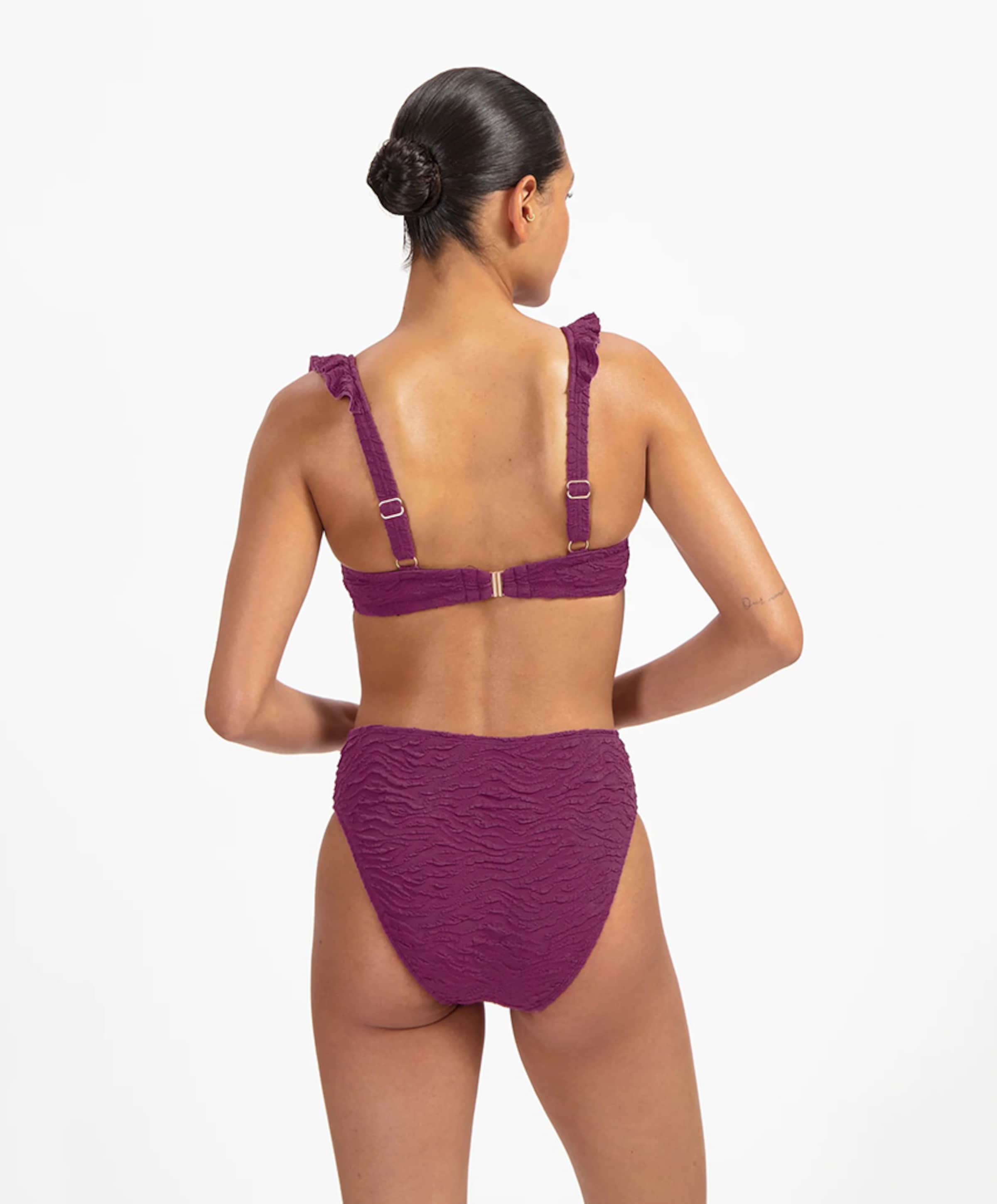 Beachlife Dames bikinitop paars