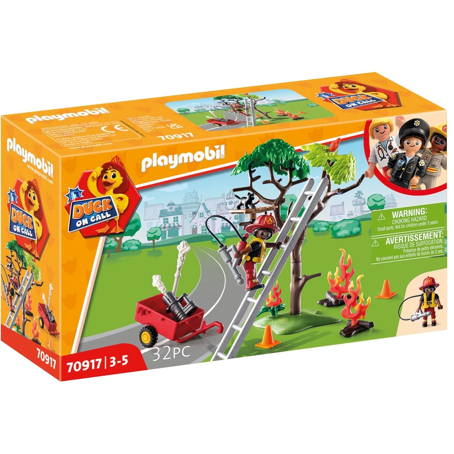 PLAYMOBIL® Duck on Call Feuerwehr Action Rette die Katze