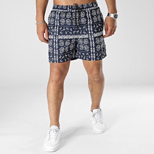Short De Bain Fiji Bleu Marine Bandana