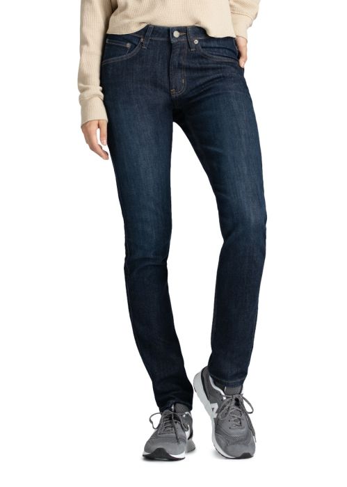 Performance Denim Pant Women Slim Straight 32" damebukser