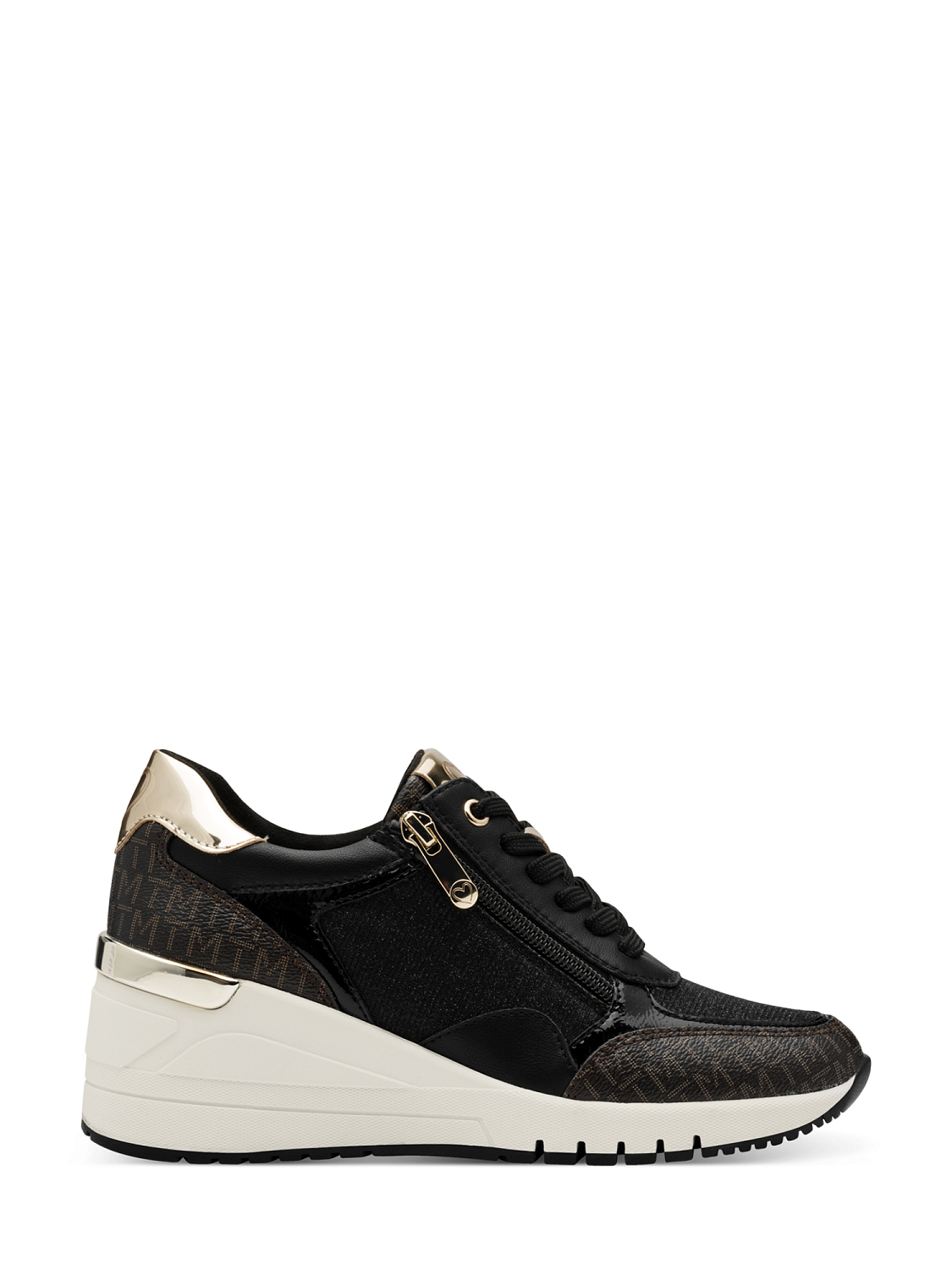 Marco Tozzi Gold Emblem Sneakers