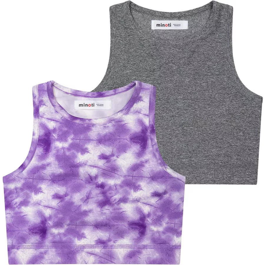 MINOTI 2er-Pack Sport-Top Grau
