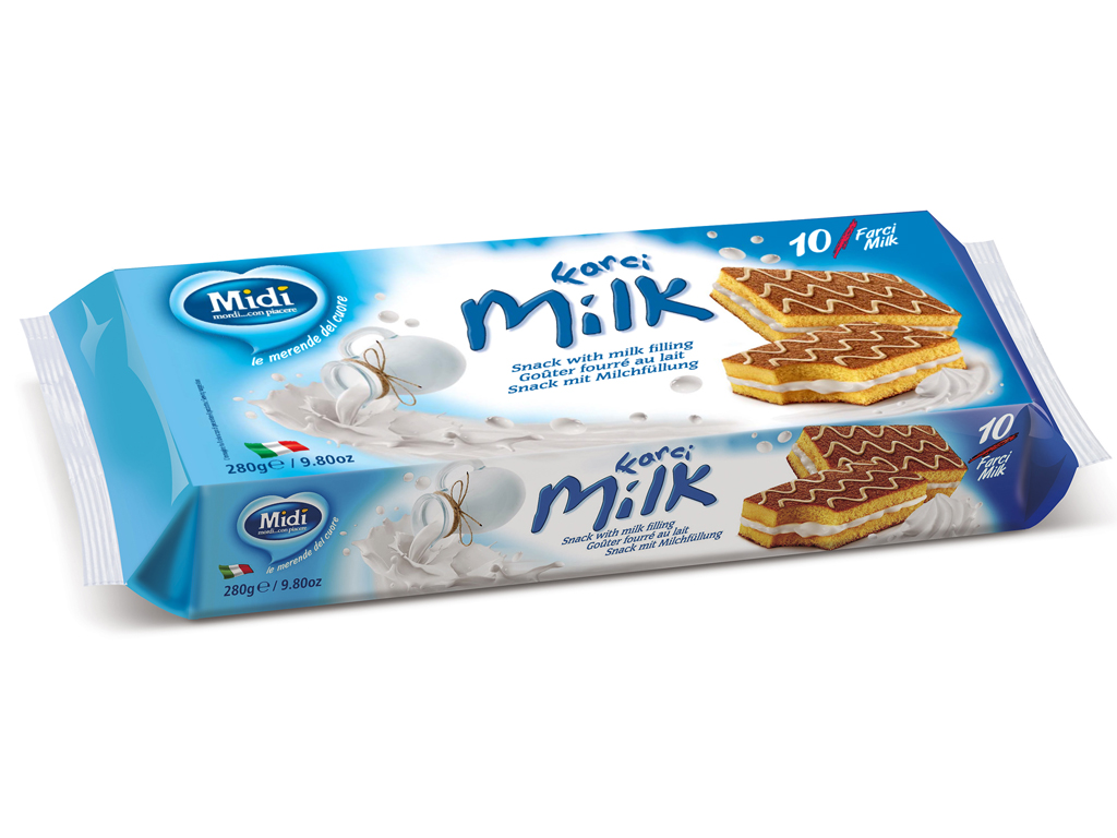 BOLO MIDI COM RECHEIO LEITE 280G