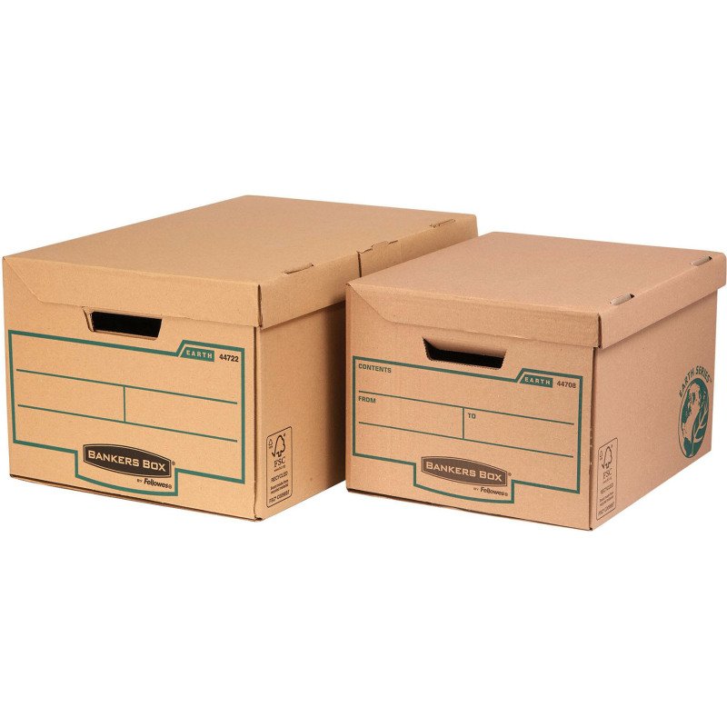 Caisse archives carton Bankers Box by Fellowes H 39 x L 29,3 x P 56 cm