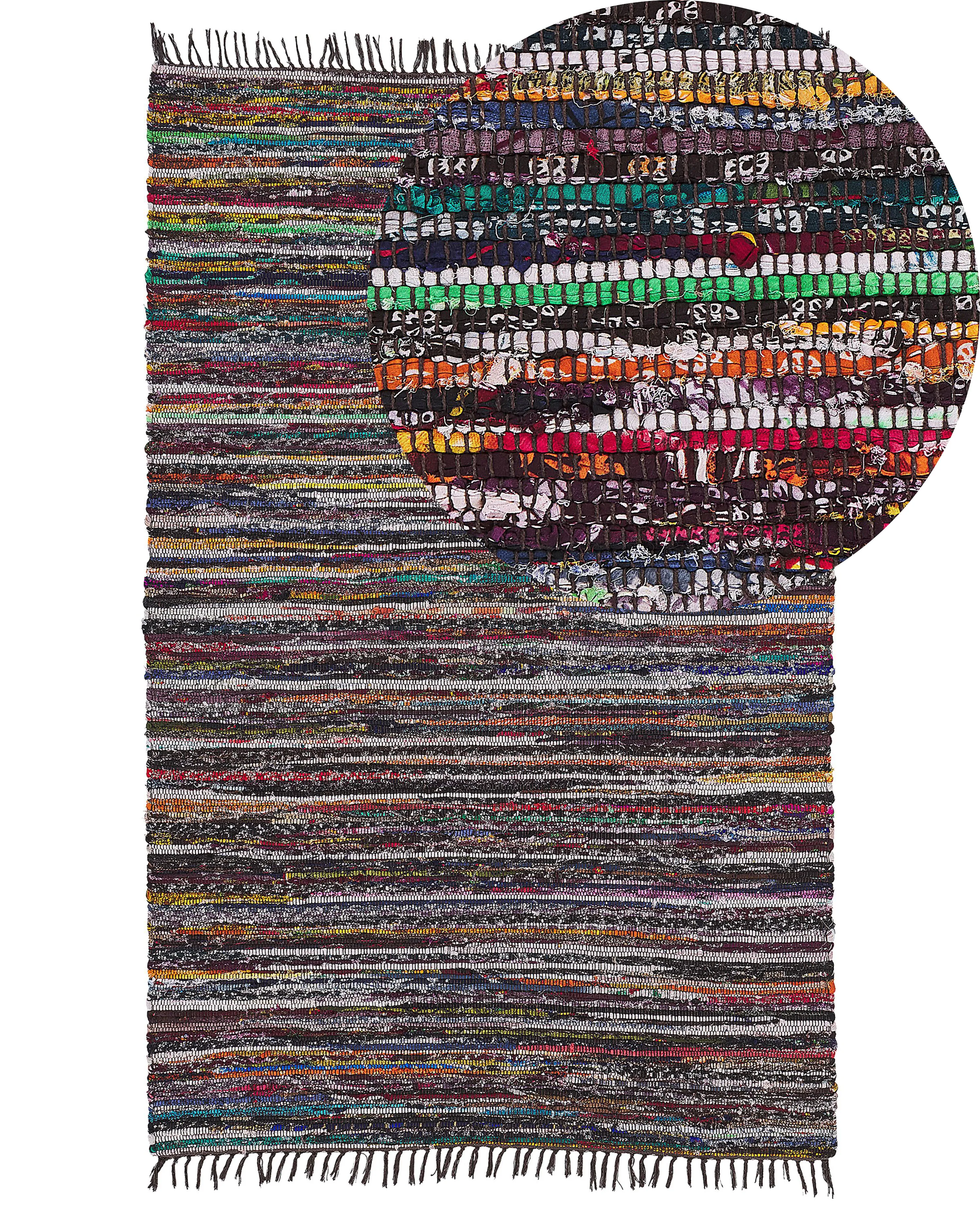 Vloerkleed DANCA Zwart 140 x 200 cm