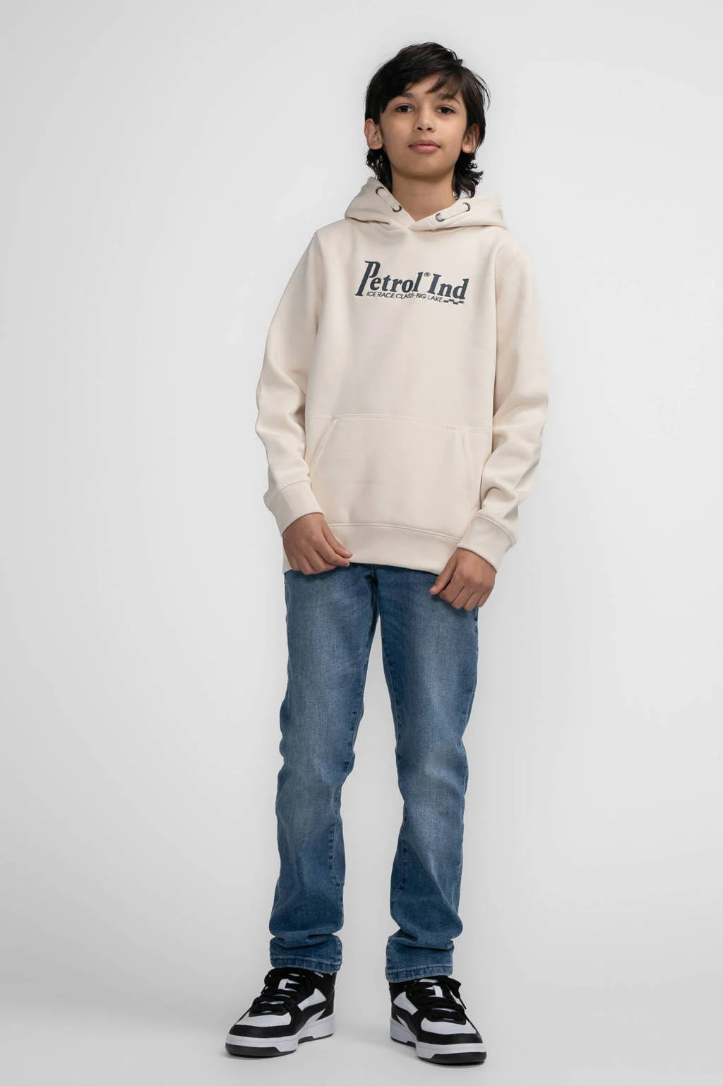 Petrol Industries hoodie ecru