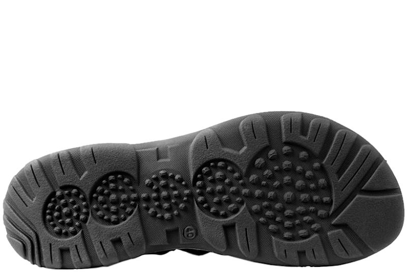 NEW FEET SORT SANDAL TIL HERRE