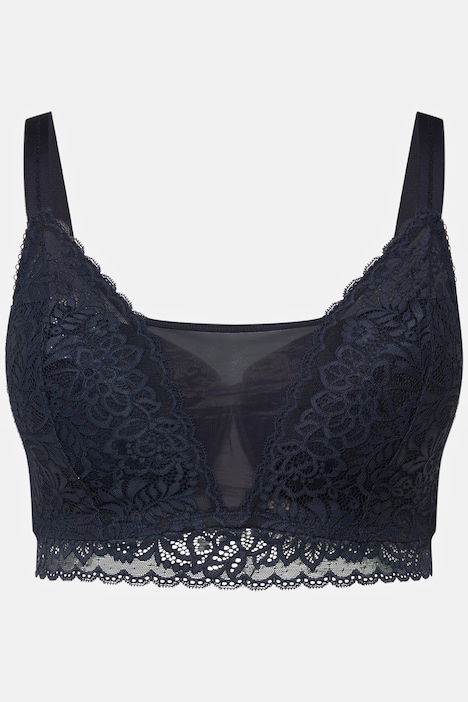 Bralette, Spitze, Softcups, ohne Bügel, Cup C-D