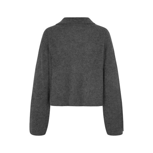 mbyM Larya-M Striktrøje, Charcoal Melange, L/XL