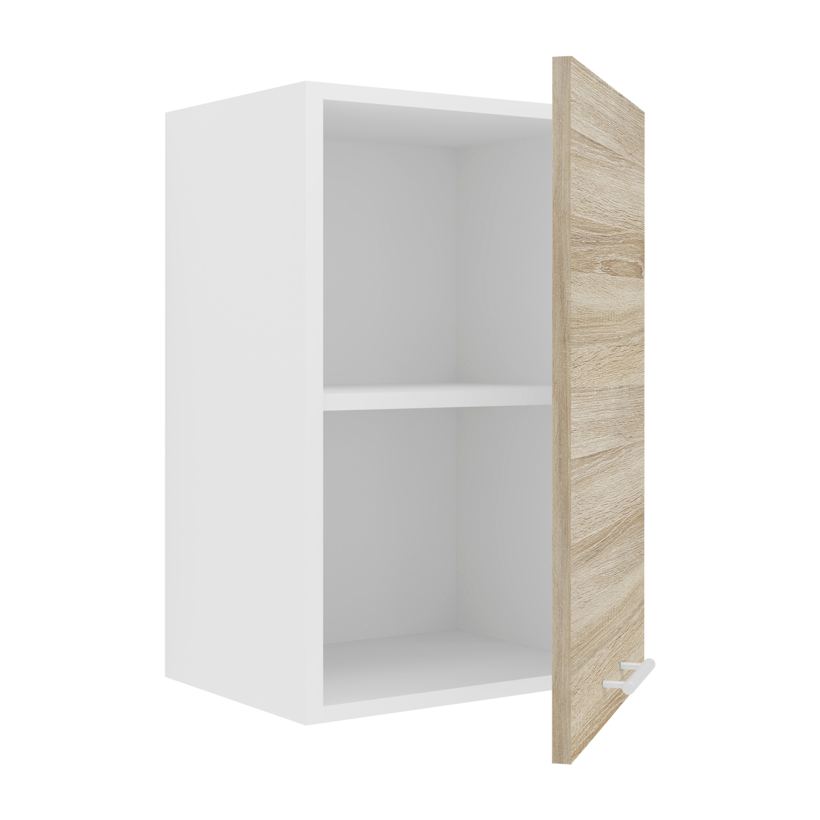 Hängeschrank ESILO - weiß - Sonoma Eiche - 40 cm