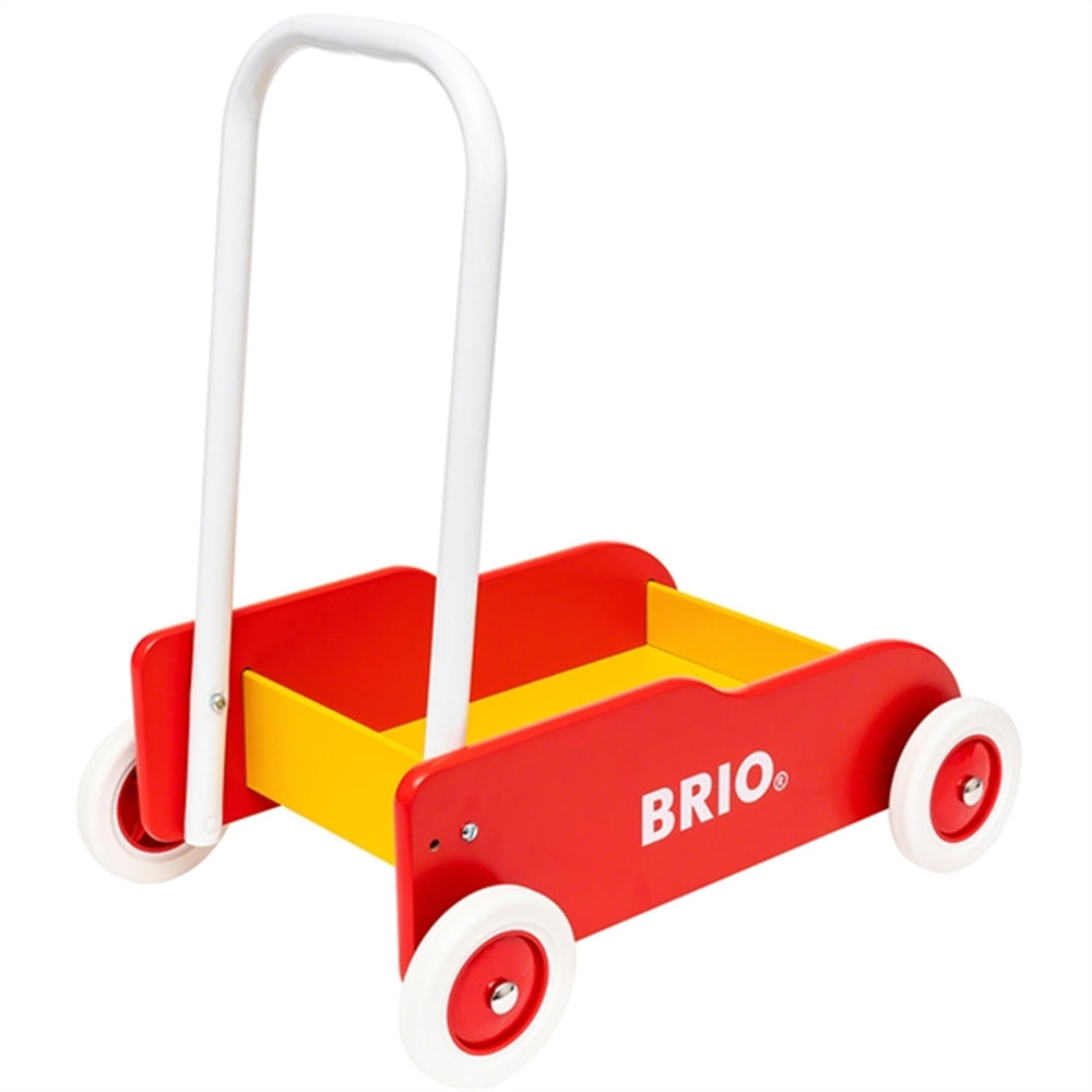 Gåvogn Rød/Gul - BRIO® → Luksusbaby.dk