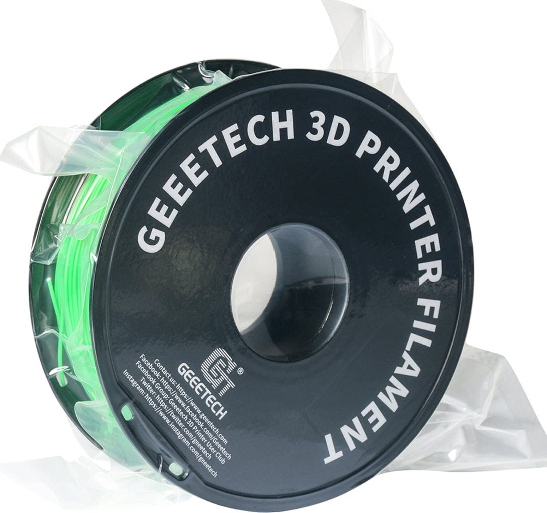 GEEETECH  PLA Green, 1,75 mm / 1000 g    Leicht druckbares Filament mit geringen Fertigungstoleranzen