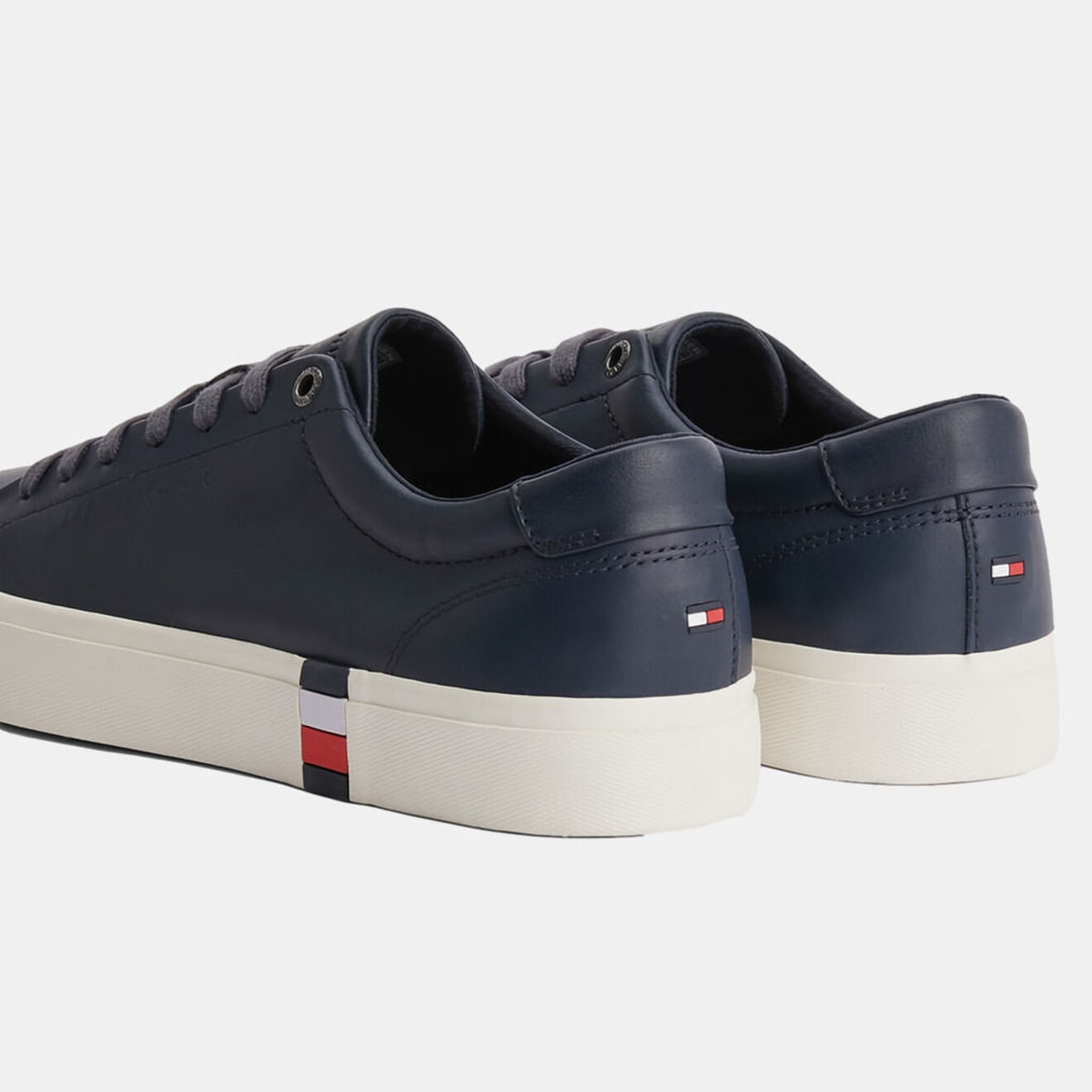 Tommy Hilfiger Baskets en Cuir Modern Vulc Corp bleu marine