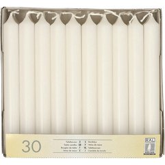 Bougie de table, 21 mm, pack de 30