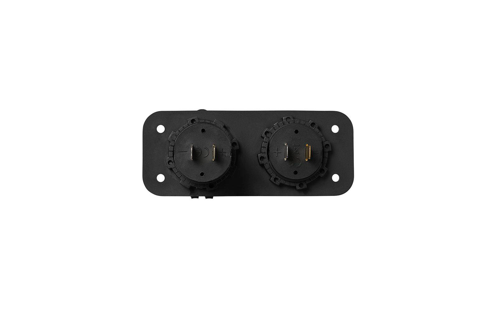 ProPlus Einbau Kit Voltmeter 30 V und USB Doppelsteckdose 2 Mal 2100 mA