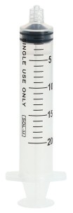 SOL-M Spritze ohne Nadel 20ml Luer Lock, 100 Stück