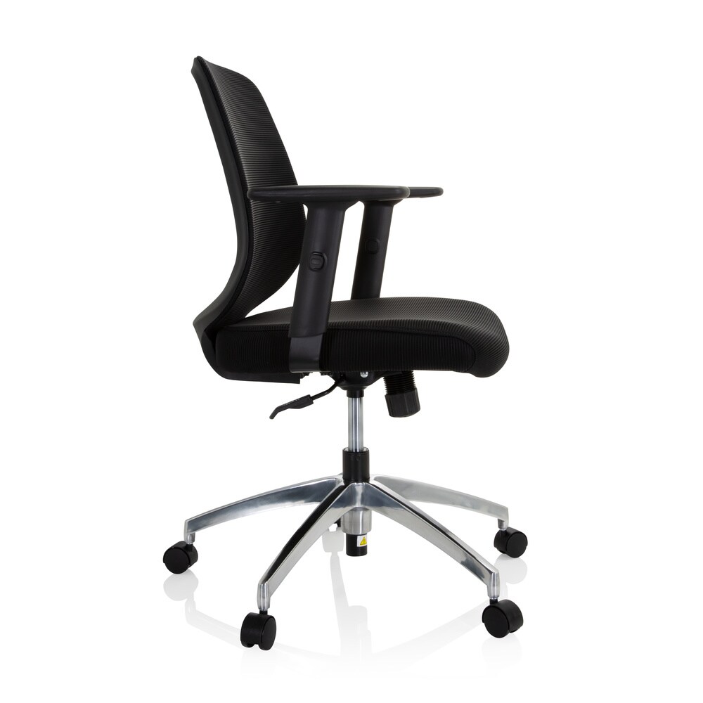 Home Office Bürostuhl CHESTER PRO Stoff/Netzstoff mit Armlehnen (höhenverstellbar) hjh OFFICE