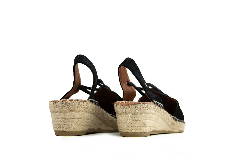 Viguera Espadrille Vitelo Negro