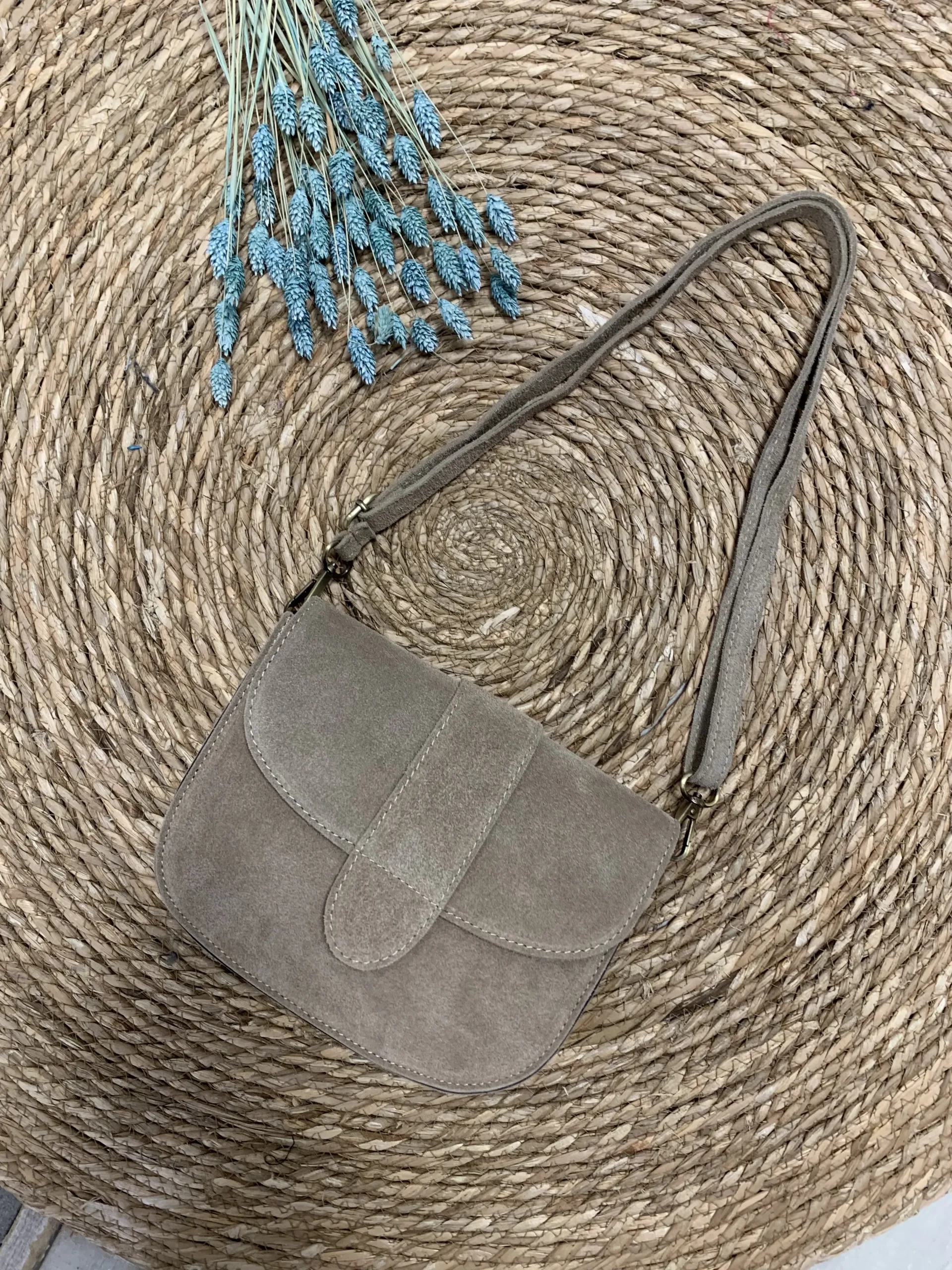 Maan Bag - Suede Zand