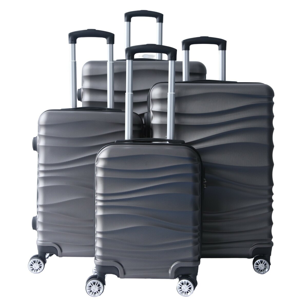 4 tlg Reisekoffer Hartschale