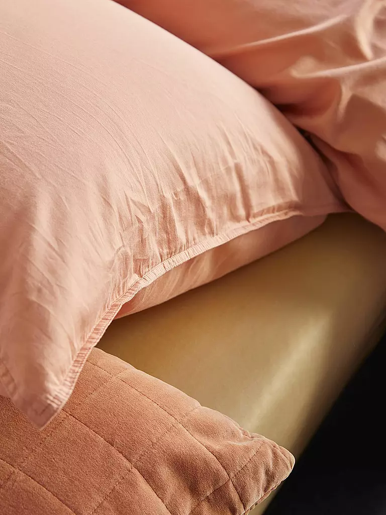 ESSENZA Satin Bettwäsche Minte 70x90cm / 140x200cm Bright Terra koralle