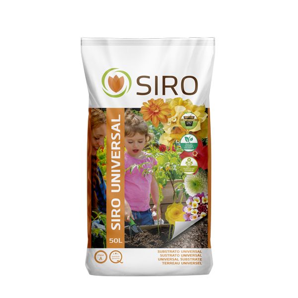 Siro Substrato Universal para Plantação e Transplante de Plantas Exteriores 50L