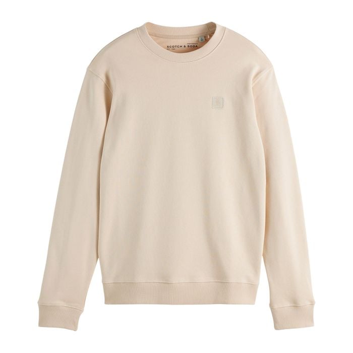 Scotch & Soda Essential Logo Badge Sweater Heren