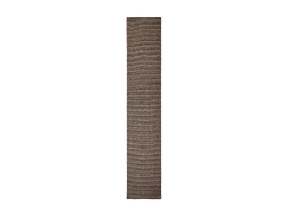 Tapis en sisal pour griffoir marron 66 x 350 cm
