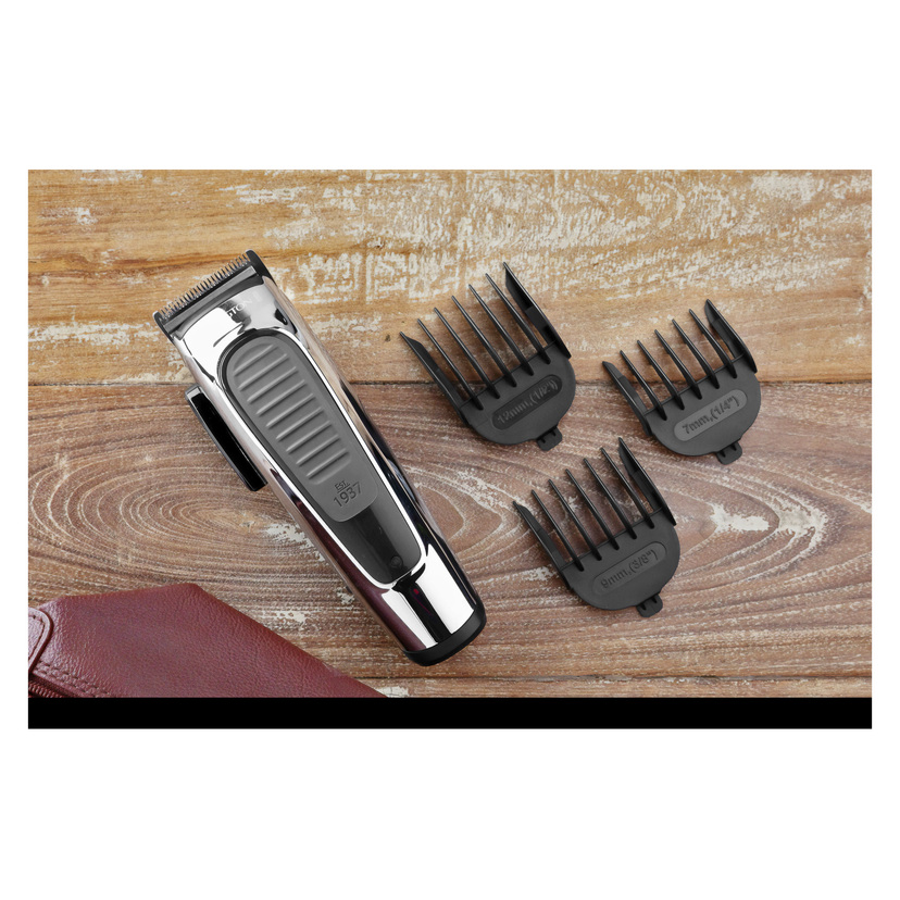 Batteridrevet hårklipper + tilbehør 3-25 mm 30 min