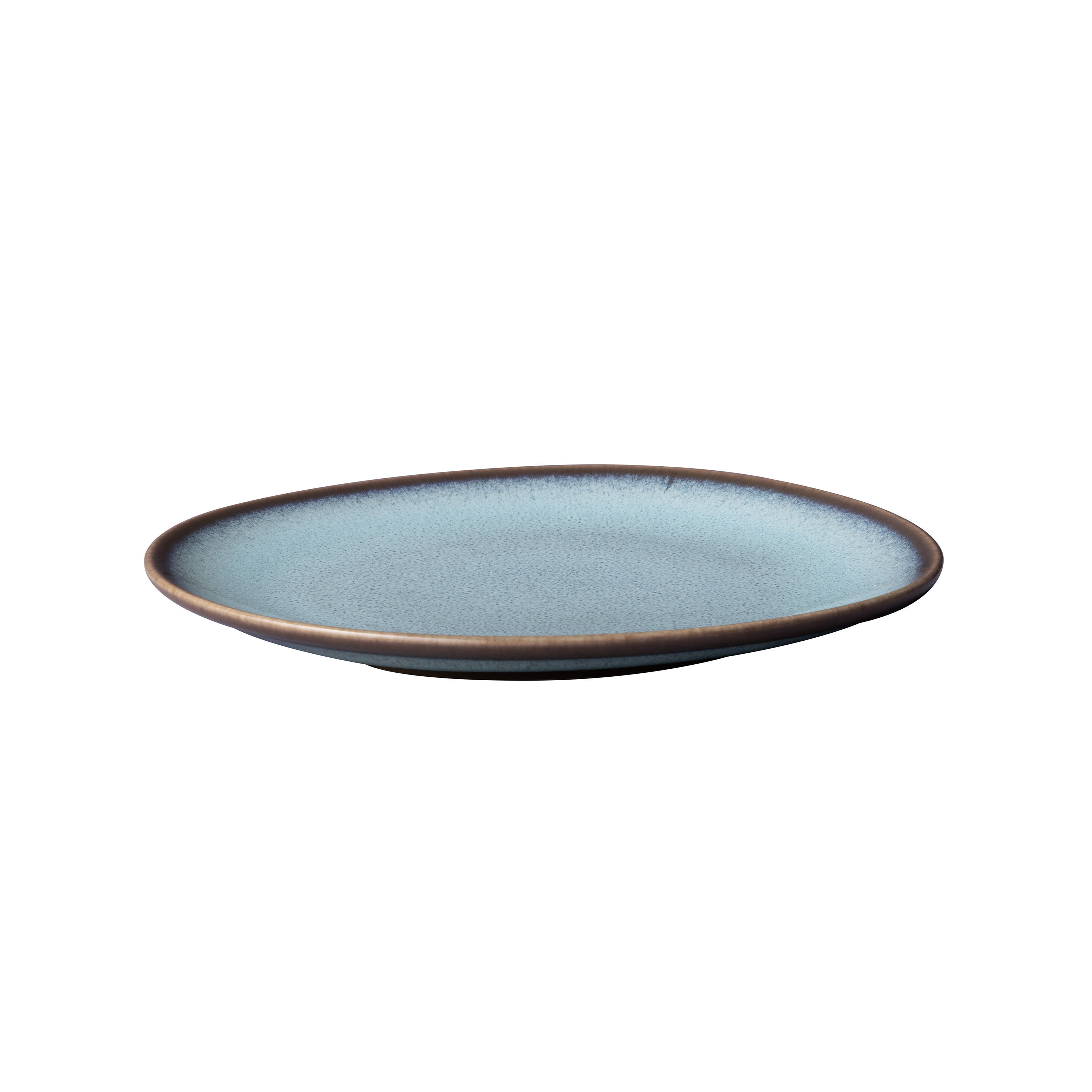 Lave Bread plate Blue, 7'' x 6.7'', earthenware