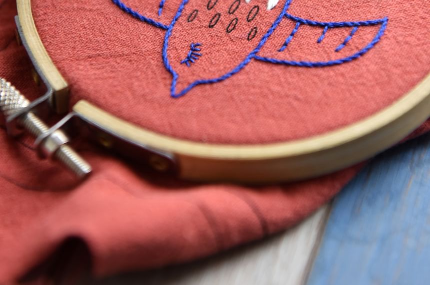 Embroidery Kingdom - Vogelbuidel DIY borduurset / borduurring / set (verschillende ontwerpen)