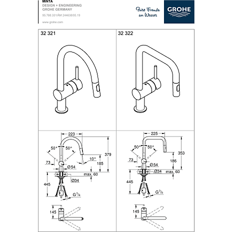 GROHE Minta Krom
