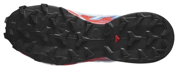Chaussures de Trail Salomon Speedcross 6 Blanc Rouge Femme