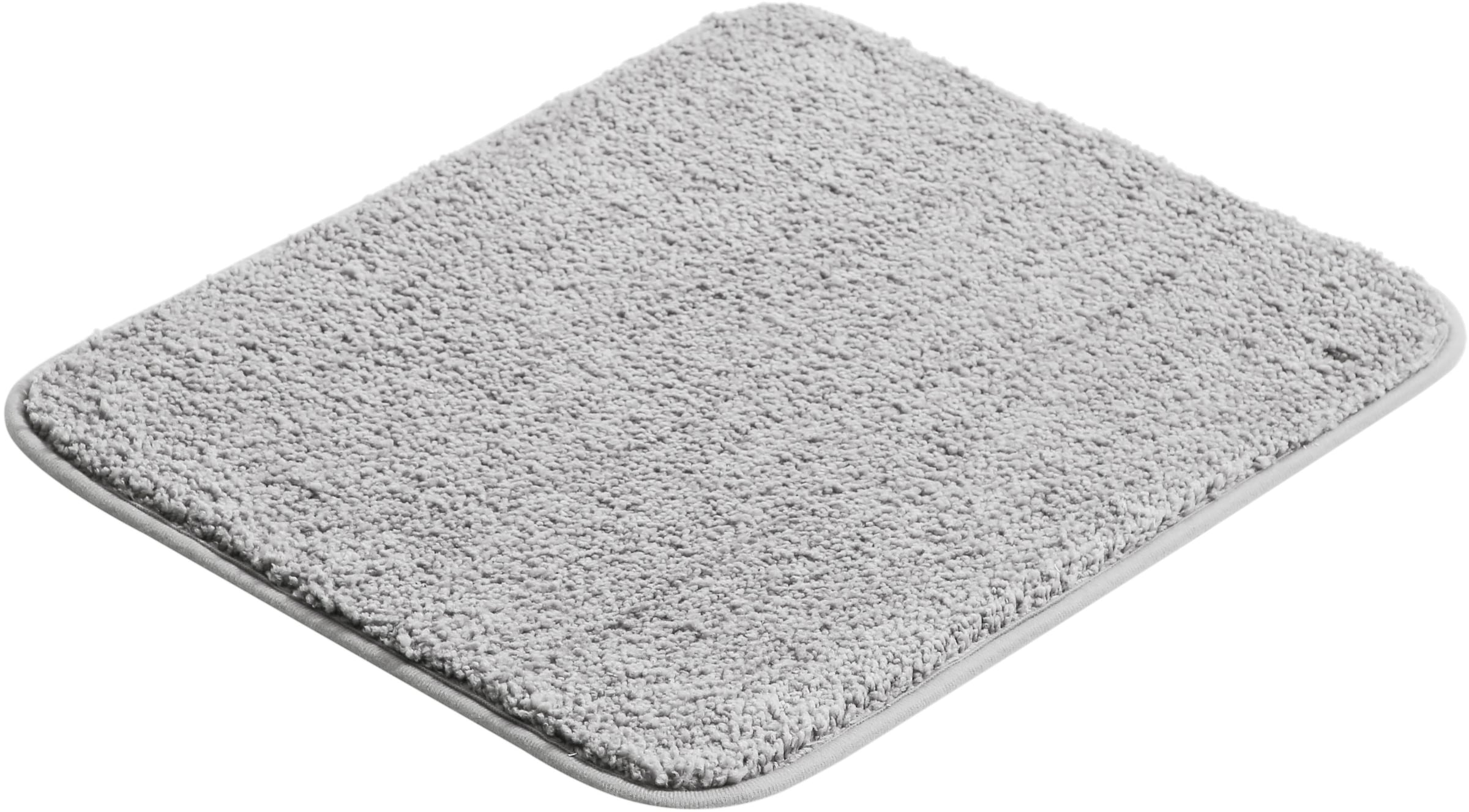 my home Badematte »Regona, Badteppich, Badvorleger, Badezimmer Teppich« Höhe 15 mm rutschhemmend beschichtet fussbodenheizungsgeeignet | schnell trocknend | strapazierfähig Uni Farben, besonders weich, als rechteckig und halbrund erhältlich