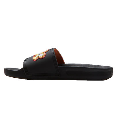 Quiksilver Badesandalen - Rivi Wortmarke - Schwarz