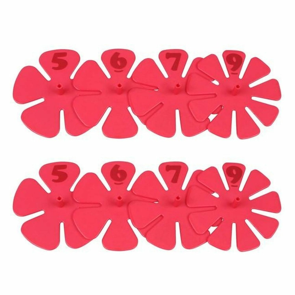 2 kits de 4 marque-parts de gâteau 5, 6, 7 et 9 parts