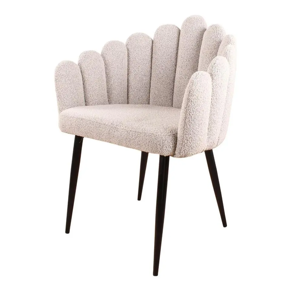 DS4U - Flower eetkamerstoel boucle beige