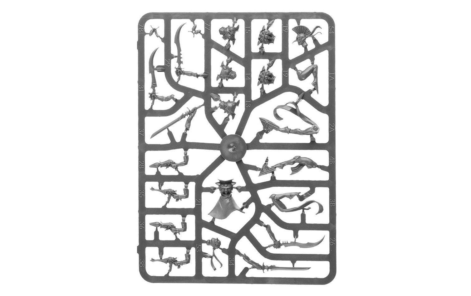 Figurenset Warhammer 40.000 Harlequin TroupeBausatz für 6 Figuren