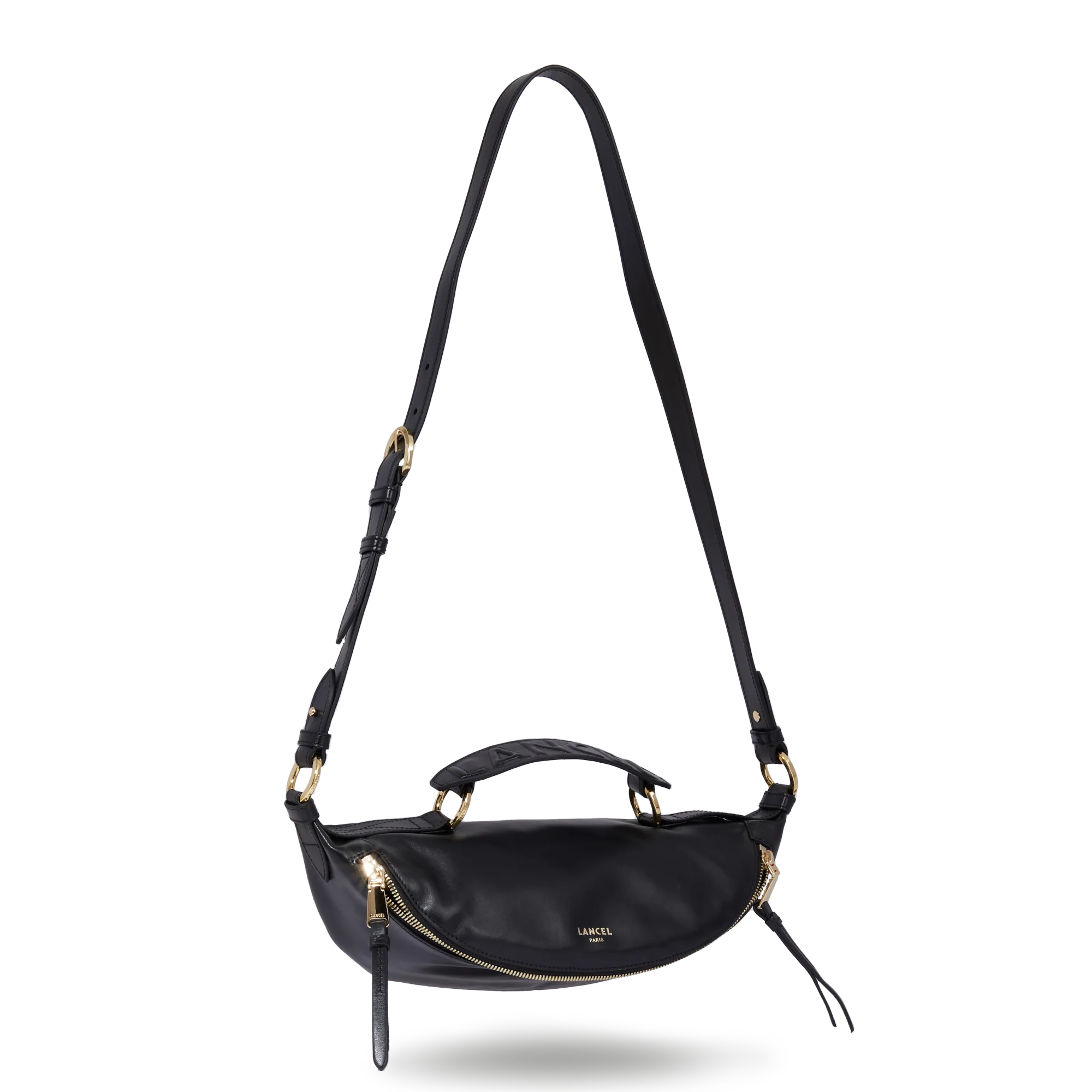 Sac porté croisé S Origami de Lancel-Noir