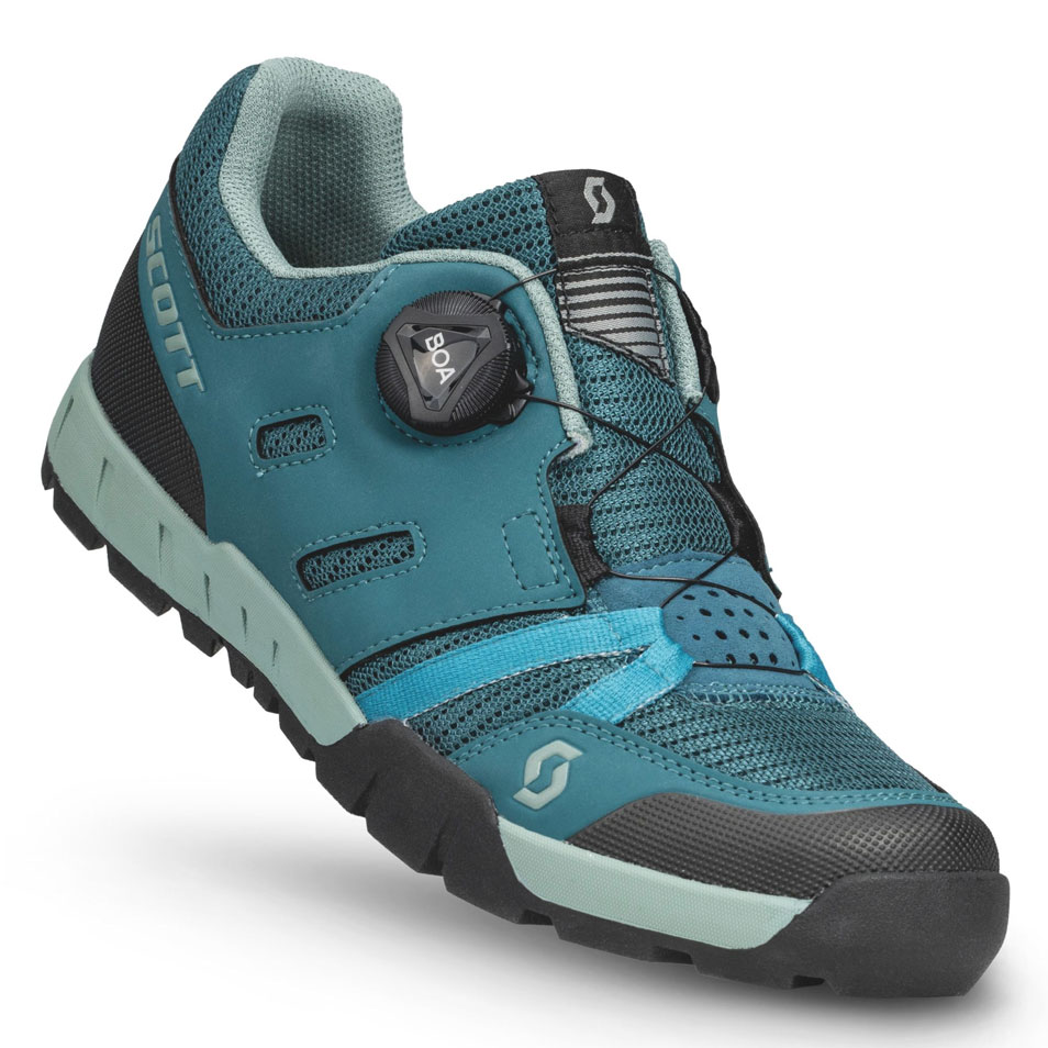 SCOTT Sport Crus-r Flat Boa Til Kvinder Petrol Blue/Mint Green
