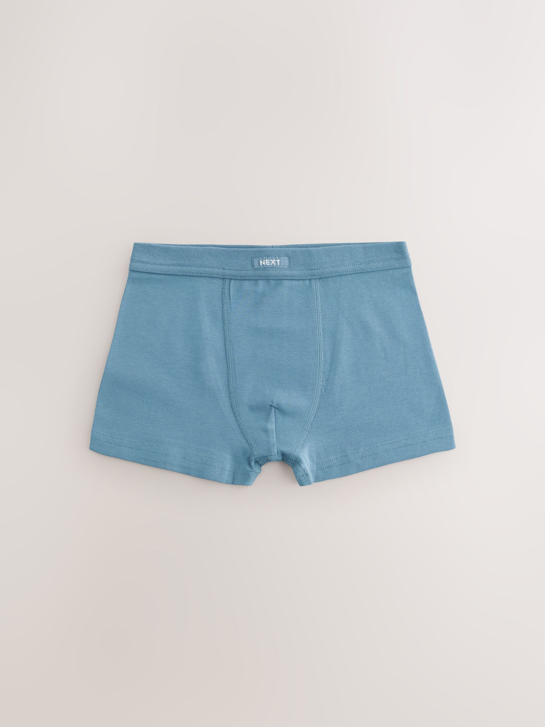 Blauw gestreept - Set van 7 boxershorts met zachte tailleband (2-16 jr)