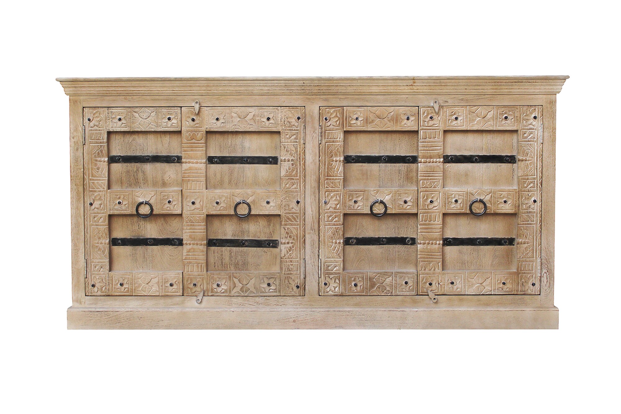 Sideboard Daipur Mangoholz Kommode Wohnzimmer Esszimmer Schrank